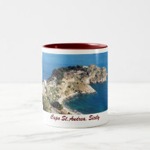 Capo Sant Andrea, Sicily mug