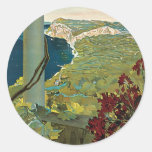 Capri Round Stickers
