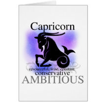 Capricorn About You Card