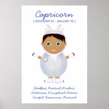 Capricorn - Boy Horoscope Poster
