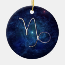Capricorn Christmas Tree Ornament