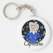 Capricorn Keychain