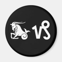 Capricorn with Symbol Refrigerator Magnet