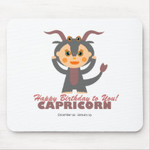 Capricorn Zodiac for kids Mouse Pad