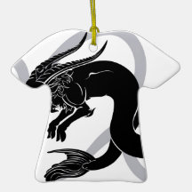 Capricorn zodiac horoscope astrology sign christmas ornaments