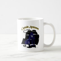 Captain Awesome Coffee Mugs