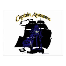 Captain Awesome Postcards