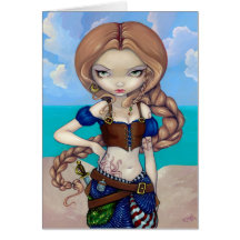"Captain Molly Morgan" Greeting Card
