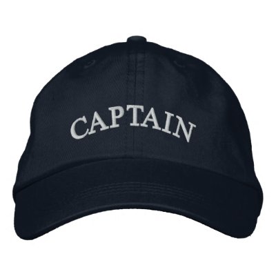 Captain Navy Blue Embroidered Hat Captain Navy Blue Embroidered Hat