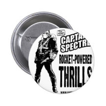 Captain Spectre and the Lightning Legion Pinback Button