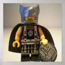 Captain Vortex Black & Silver Costume & Cape Print