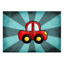 Car Cartoon Business Card
