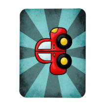 Car Cartoon Flexible Magnets