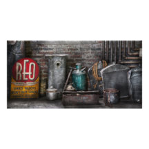 Car - I fix cars Custom Photo Card