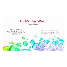 Car Wash Business Card