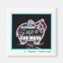 Car Wash Magnet