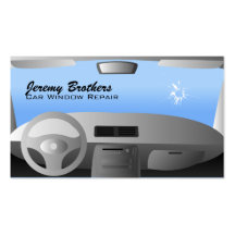 Car Window Repair Business Cards