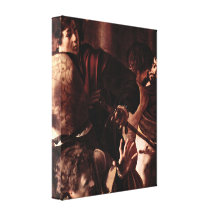 Caravaggio - Martyrdom of St Matthew detail 4 Gallery Wrap Canvas