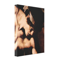 Caravaggio - Martyrdom of St Matthew detail Stretched Canvas Prints