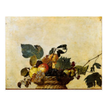 Caravaggio's Basket of Fruit Post Cards