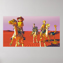 Caravan to the Farlands, Joseph Maas Poster