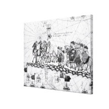 Caravans Crossing The Urals on the way to Gallery Wrapped Canvas