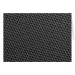 Carbon Fibre Material Greeting Card