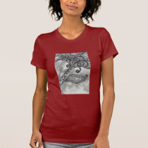 Carbon Space Flower 4 T-shirt t-shirts
