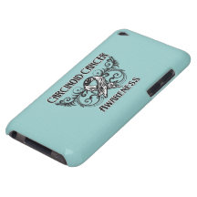 Carcinoid Cancer Awareness Swirls iPod Case-Mate Case