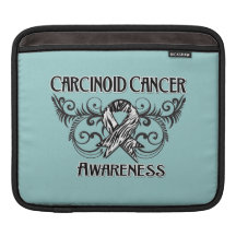 Carcinoid Cancer Awareness Swirls Sleeve For iPads