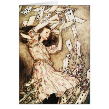 Card:  Alice & the Pack of Cards