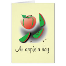 Card - An Apple a Day