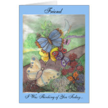 Card "Butterflies at Dawn"