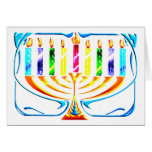 Card: Hanukkah Menorah - Chanukah Menorah
