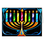 Card: Hanukkah Menorah - Chanukah Menorah