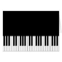 Card - Piano Keyboard