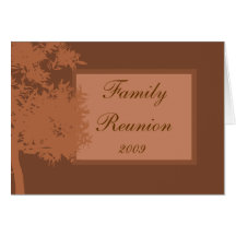 Card Template - Family Reunion