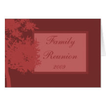 Card Template - Family Reunion