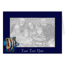 Card Template - Saltwater Butterfly Fish
