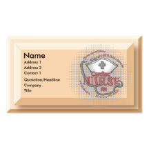 Cardiac Nurse Axiom Business Card Template