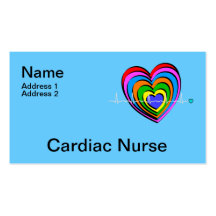 Cardiac Nurse Business Cards