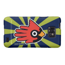 Cardinal Red Bird Samsung Galaxy S2 Cover