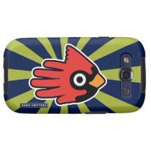 Cardinal Red Bird Samsung Galaxy SIII Covers