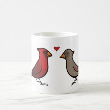 Cardinals in Love Mug