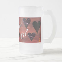 Cards Anyone - Lg Heart Mug