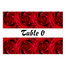 Cards template - customisable red roses business card template