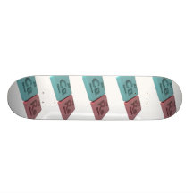 Care as Ca Calcium and Re Rhenium Skate Decks