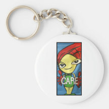 Care Banner Key Chain