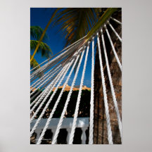Caribbean Hammock Poster