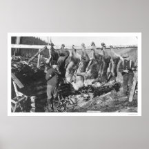 Caribou Hunters Alaska 1928 Poster